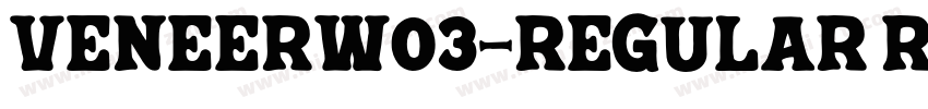 VeneerW03-Regular Regular字体转换